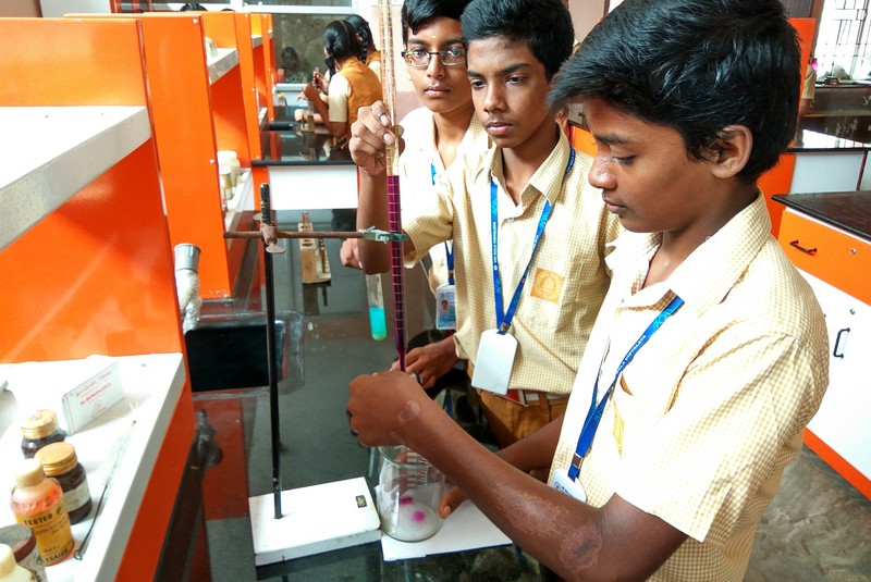 Chemistry lab — Sri Bala Vidyalaya