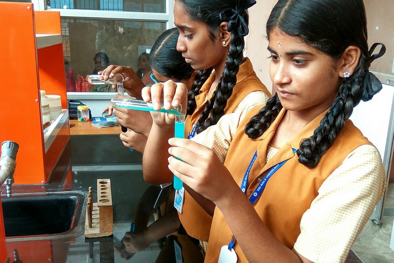 Chemistry lab — Sri Bala Vidyalaya