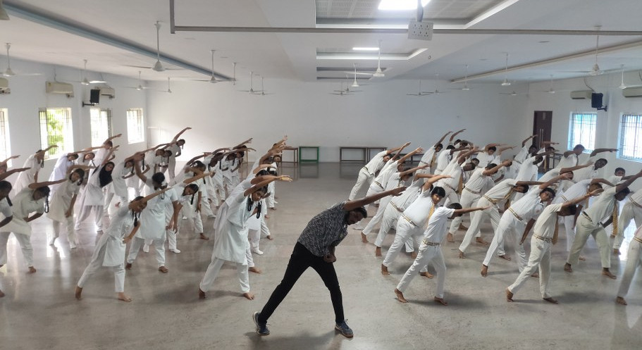 Aerobics at Sri Bala Vidyalaya