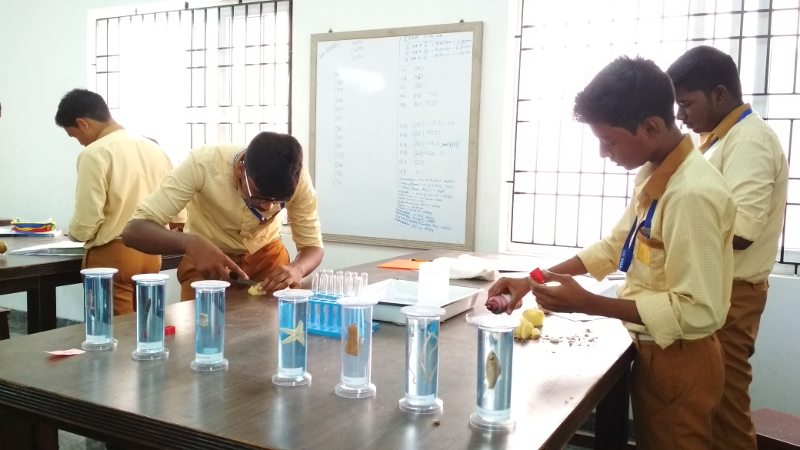Biology lab — Sri Bala Vidyalaya