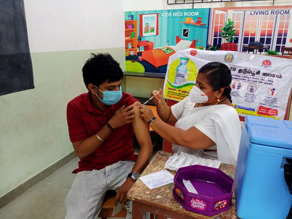 Vaccination camp