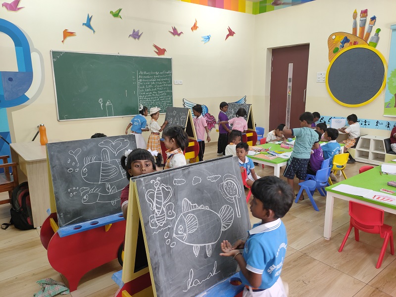Art room — Sri Bala Vidyalaya