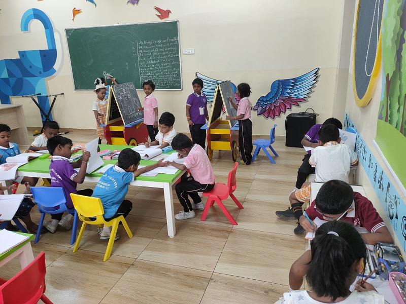 Art room — Sri Bala Vidyalaya